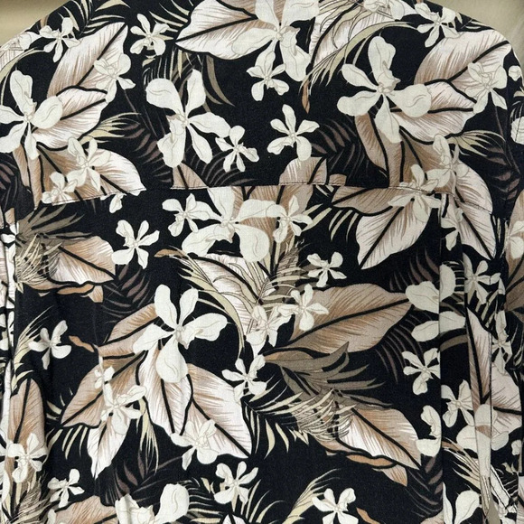 *VINTAGE* Caribbean Palms Hawaiian Hawaii Aloha Tropical Shirt L - Picture 5 of 7